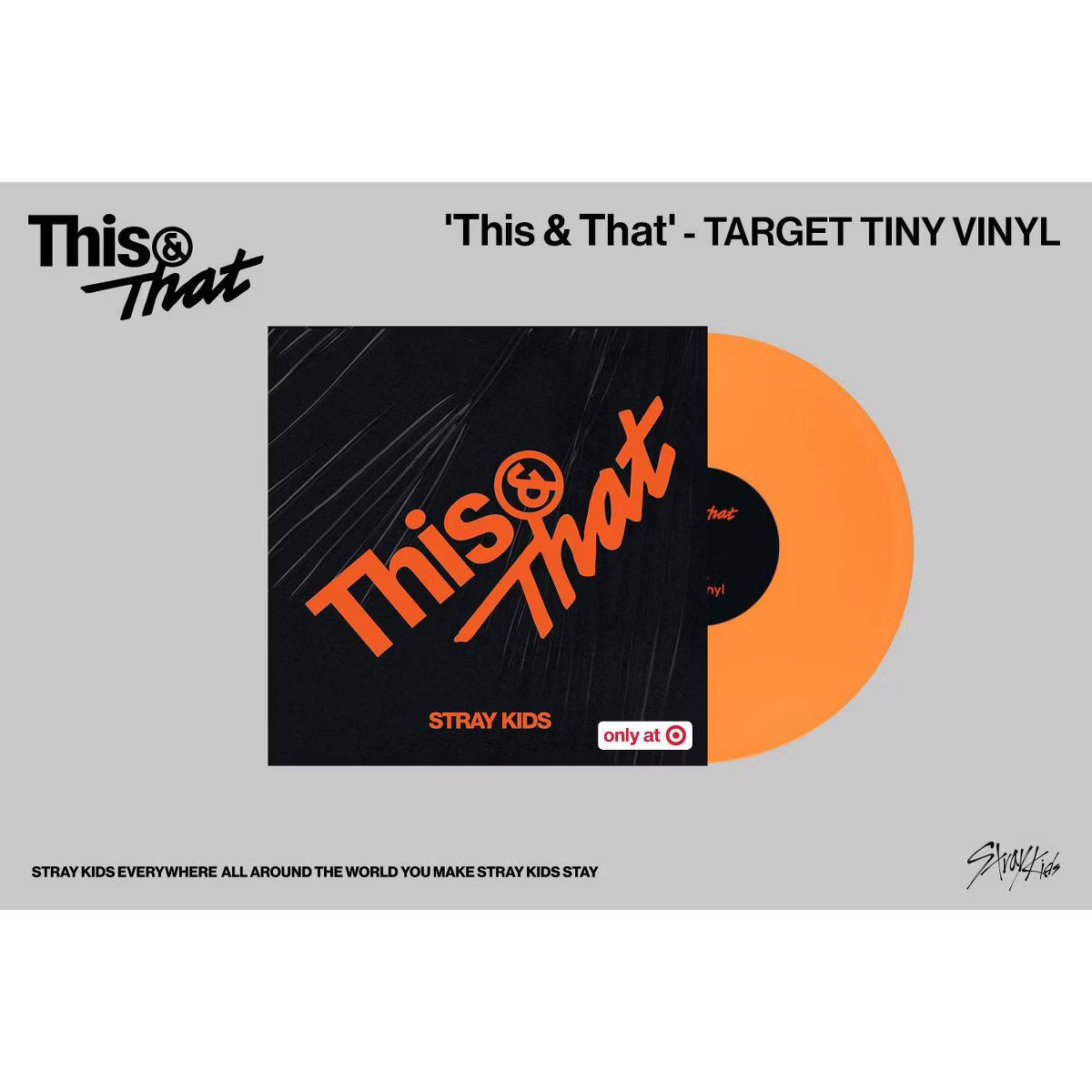 [Pre-Order] Stray Kids Mini Album - 'THIS & THAT' - VINYL (USA EXCLUSIVE - SHOP CHOICE)