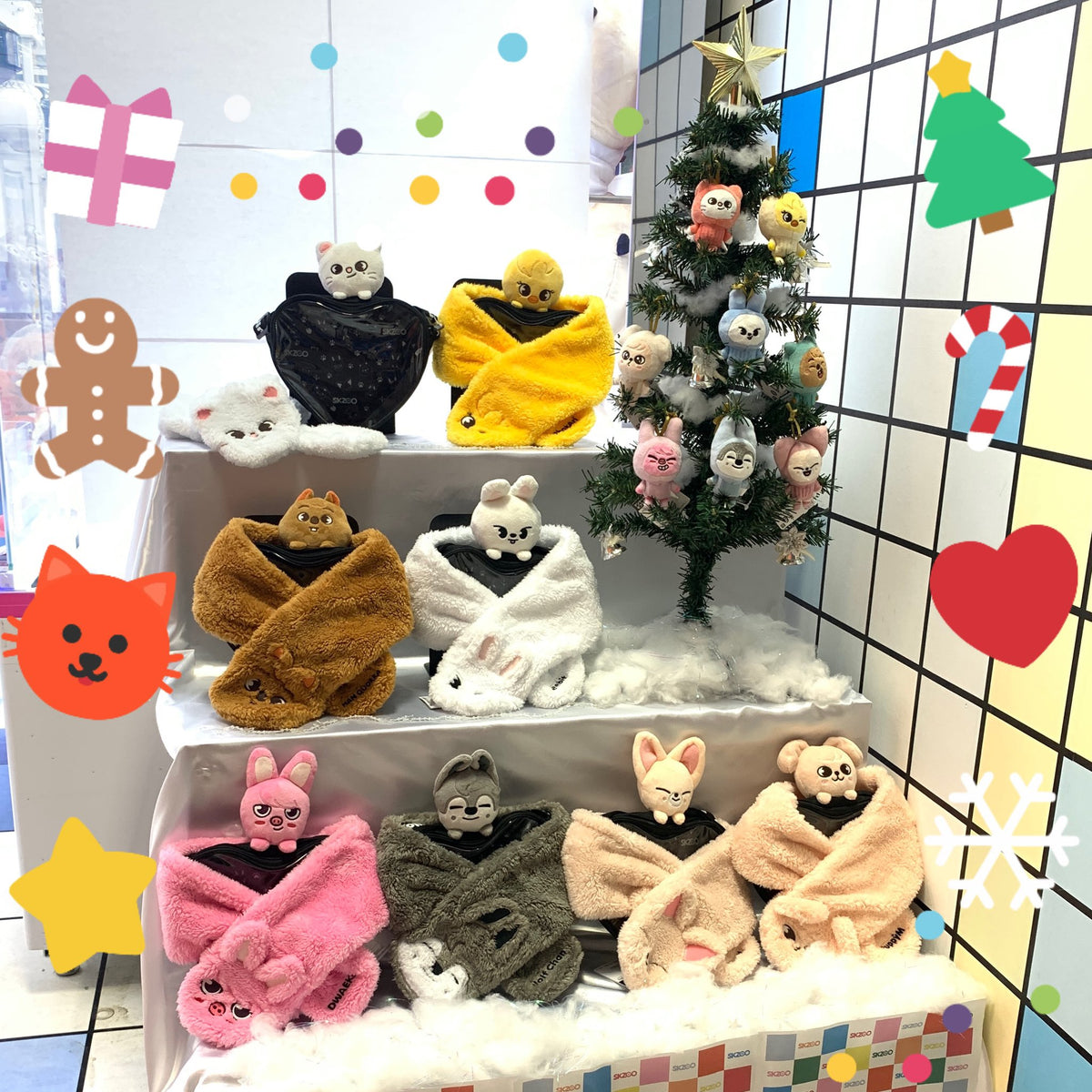 [PRE-ORDER] SKZOO Fluffy Scarf [SKZOO × GiGO - Exclusive]
