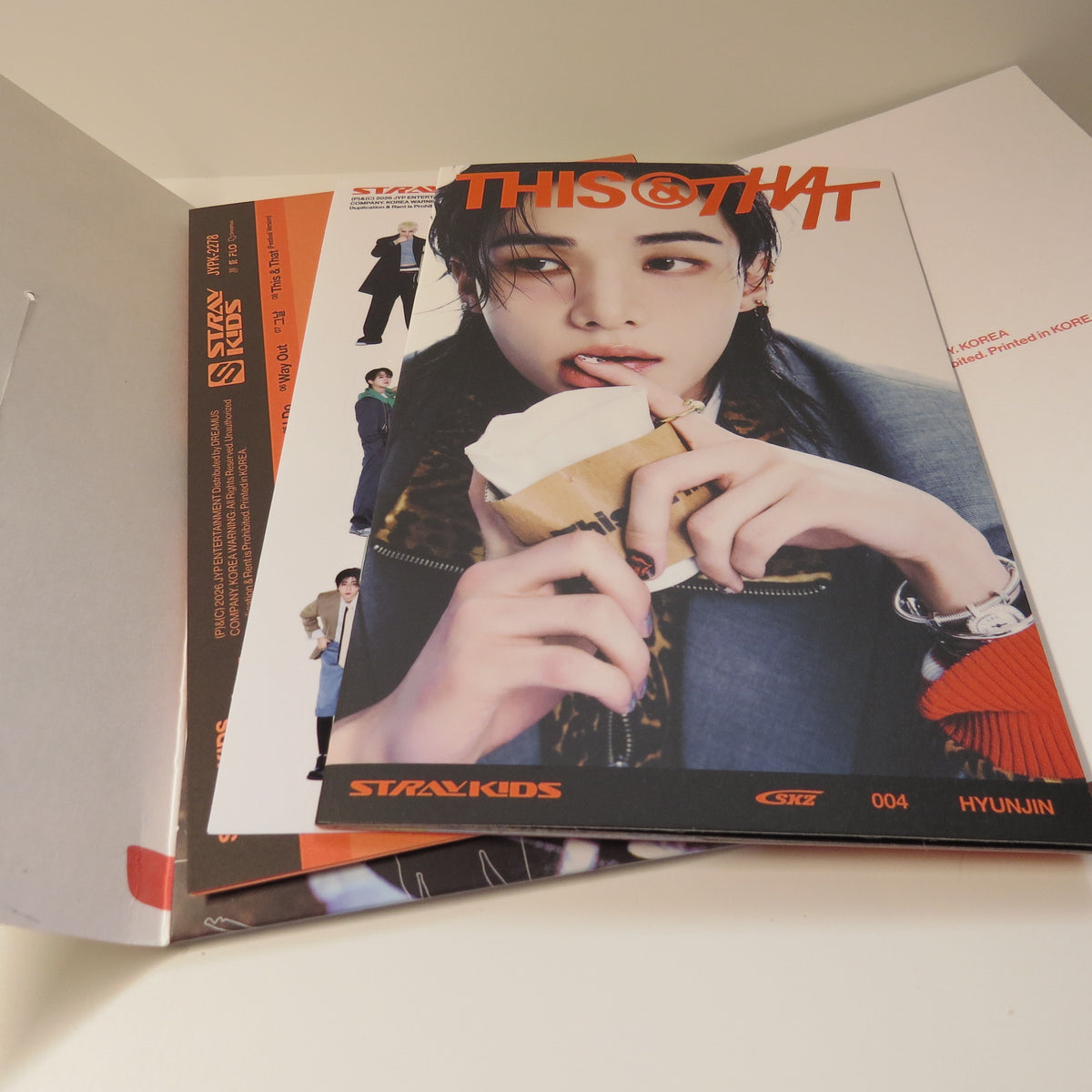 (Restock) Stray Kids - Hyunjin This & That Album '& Ver' (No photocards)