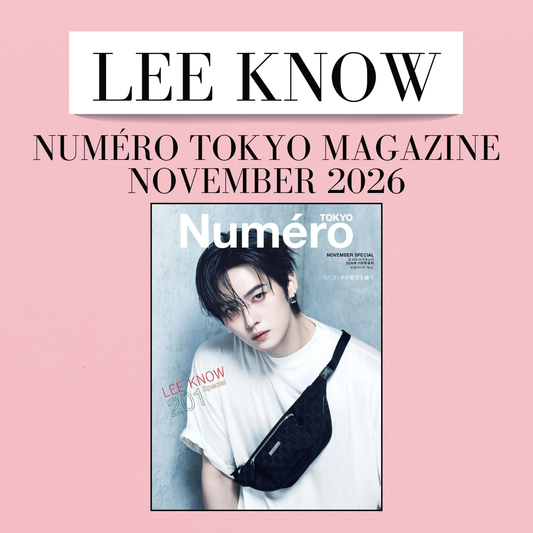 [PRE-ORDER] Lee Know - Numéro TOKYO MAGAZINE - November 2026 Issue
