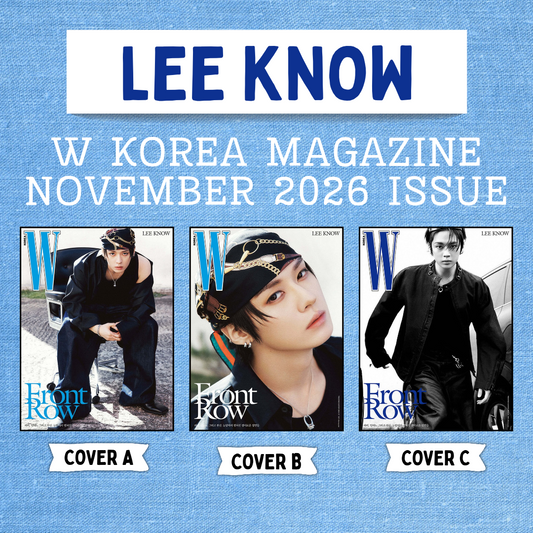 [PRE-ORDER] Lee Know (Stray Kids) - W Korea MAGAZINE - November 2026 Issue
