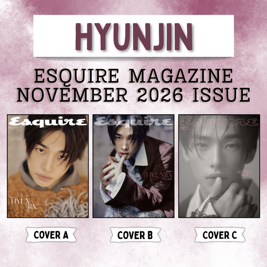 [PRE-ORDER] Hyunjin (Stray Kids) - ESQUIRE MAGAZINE - November 2026 Issue