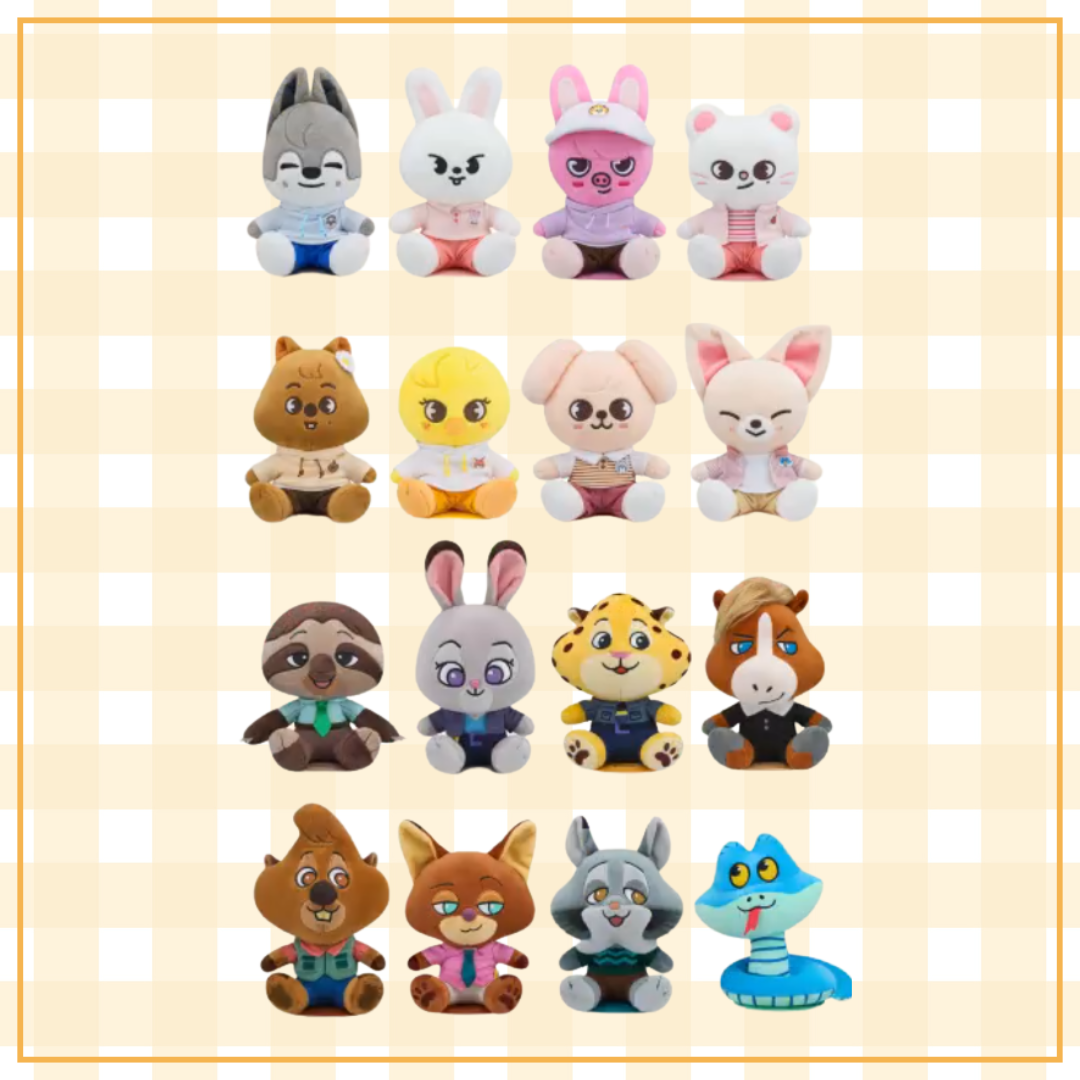 Skzoo x Zootopia2 Pop-Up Store Official MD - SHOULDER PLUSH