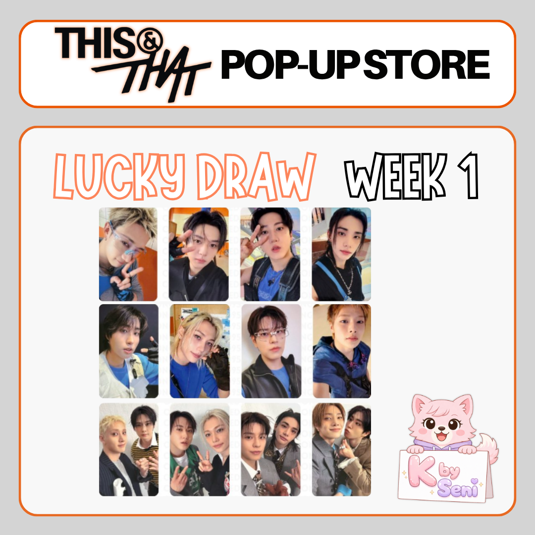 [PRE-ORDER] Stray Kids - 'This & That' POP-UP STORE - LUCKY DRAW WEEK 1 (POBS ONLY)