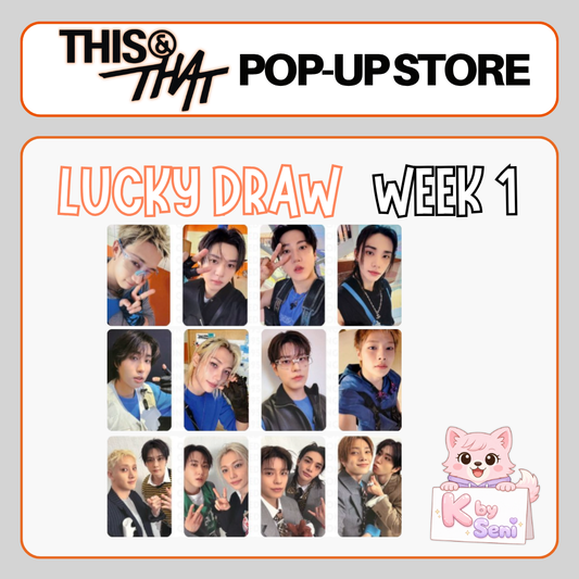 [PRE-ORDER] Stray Kids - 'This & That' POP-UP STORE - LUCKY DRAW WEEK 1 (POBS ONLY)