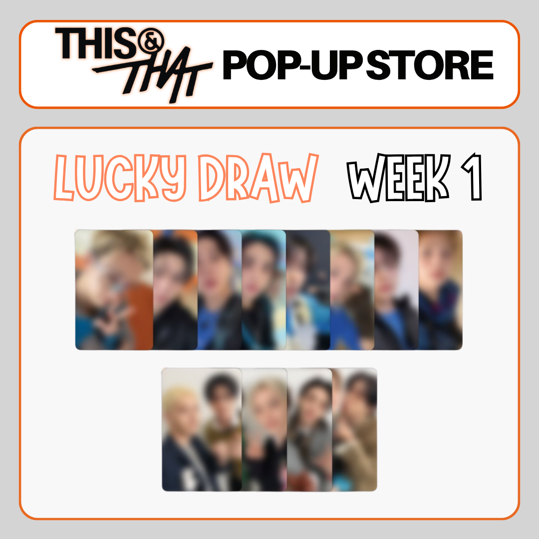 [PRE-ORDER] Stray Kids - 'This & That' POP-UP STORE - LUCKY DRAW WEEK 1 (POBS ONLY)