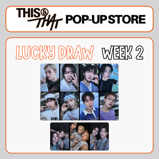 Stray Kids - 'This & That' POP-UP STORE - LUCKY DRAW WEEK 2 (POBS ONLY)