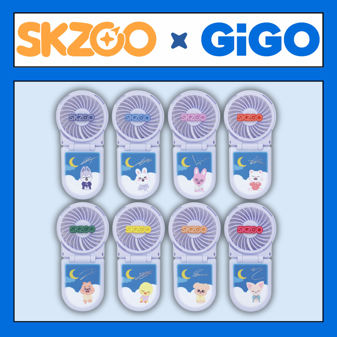 [PRE-ORDER] SKZOO 2-Way Handy Fan [SKZOO × GiGO - Exclusive]