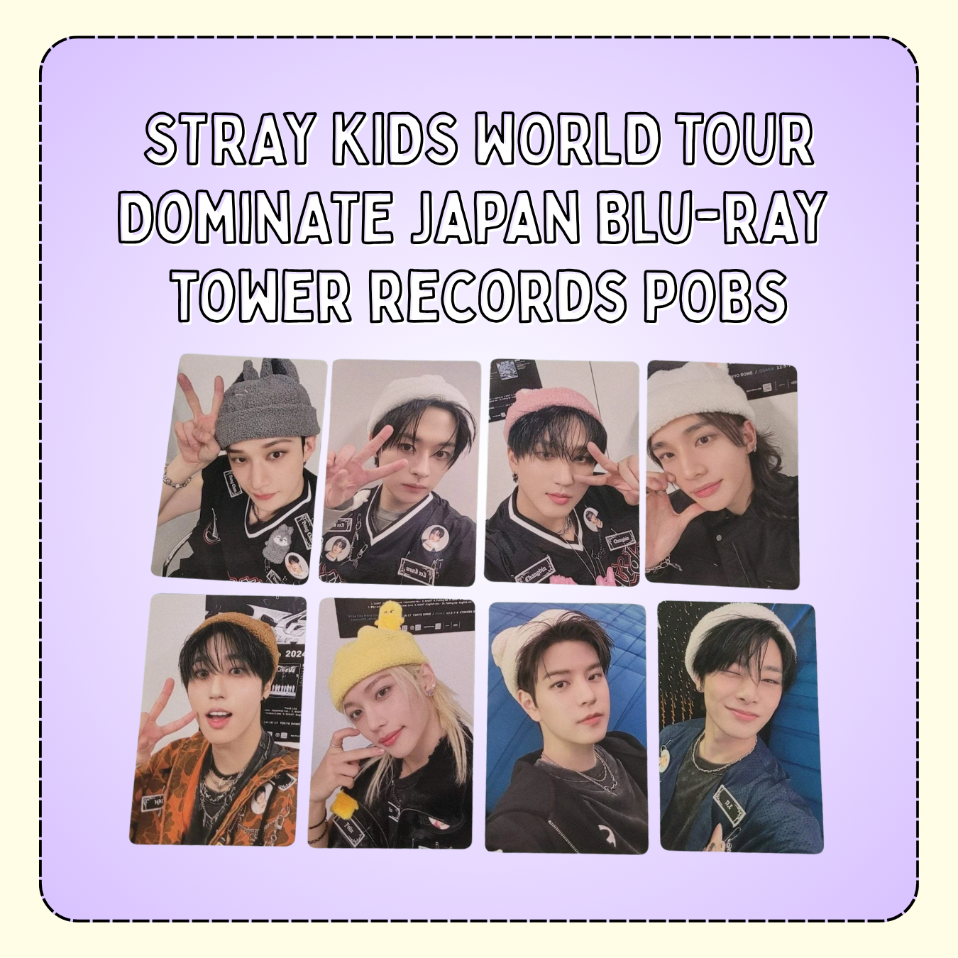 [Restock] STRAY KIDS - WORLD TOUR DominATE Japan Blu-ray - Tower Records (POBS ONLY)