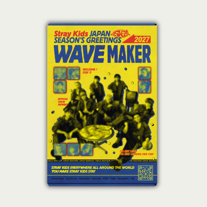 [PRE-ORDER] Stray Kids JAPAN SEASON’S GREETINGS 2027 “WAVE MAKER” (SHOP CHOICE)