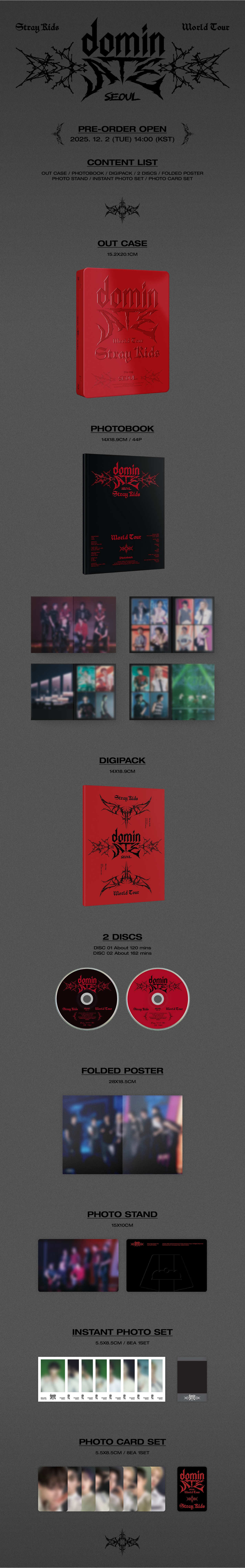 [RESTOCK] Stray Kids World Tour <dominATE SEOUL> (Blu-ray/DVD choice)