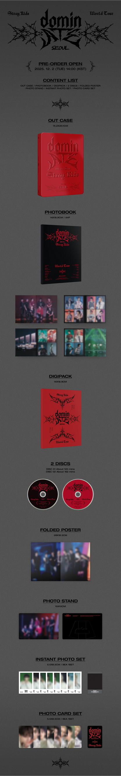 [RESTOCK] Stray Kids World Tour <dominATE SEOUL> (Blu-ray/DVD choice)