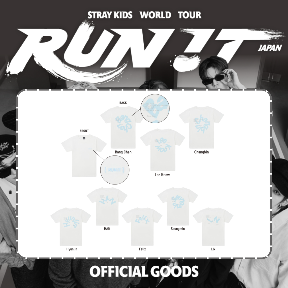 PRE-ORDER] Stray Kids - T-SHIRT - World Tour Online Official MD