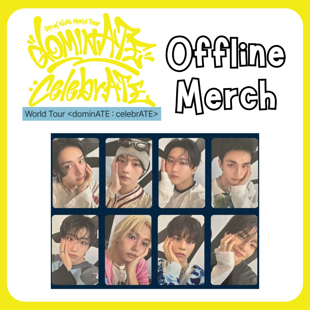 Stray Kids - Offline Merch POB ONLY [World Tour DominATE : celebrATE]