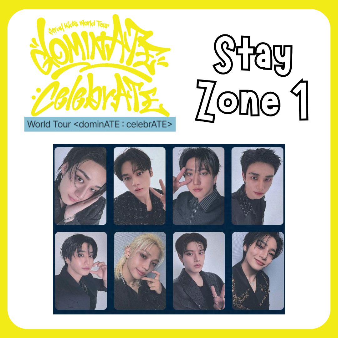 Stray Kids - STAY ZONE 1 POB ONLY [World Tour DominATE : celebrATE]