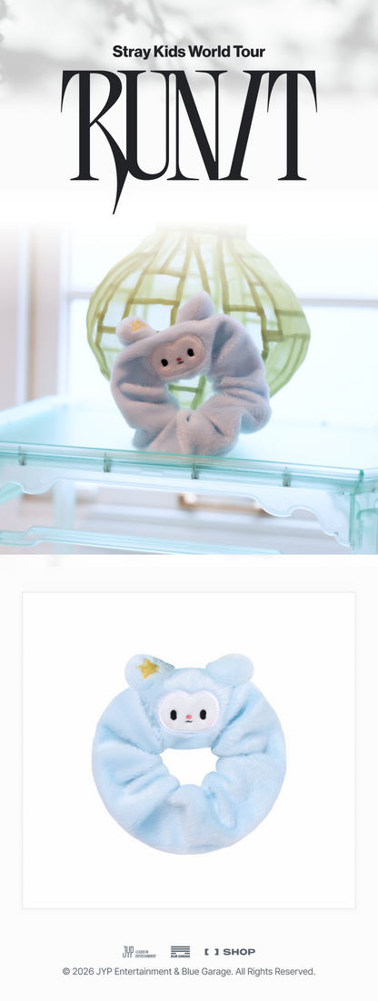 [PRE-ORDER] Stray Kids - TASY Scrunchie - World Tour <RUN IT SEOUL> Online Official MD