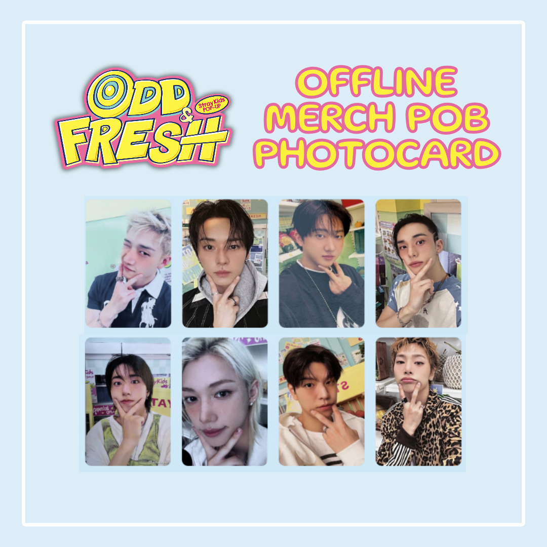 [Pre-Order] Stray Kids - ODD&FRESH Pop-Up Offline Merch POB Photocard ONLY