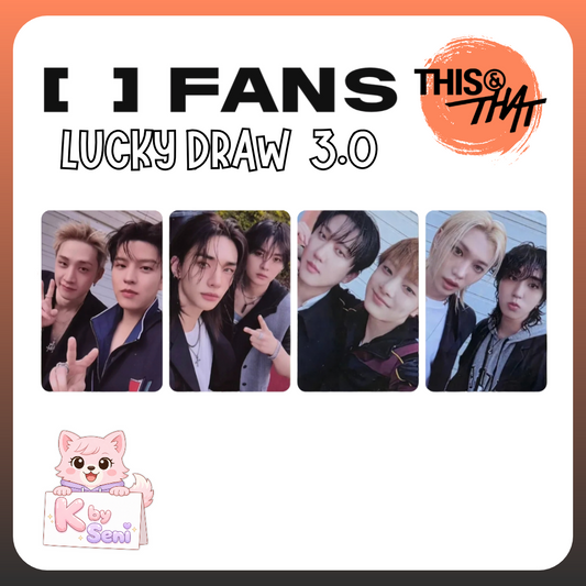 Stray Kids Mini Album - 'THIS & THAT' - FANS Lucky Draw 3.0 (MEMBER CHOICE or ALBUM WITH POB)