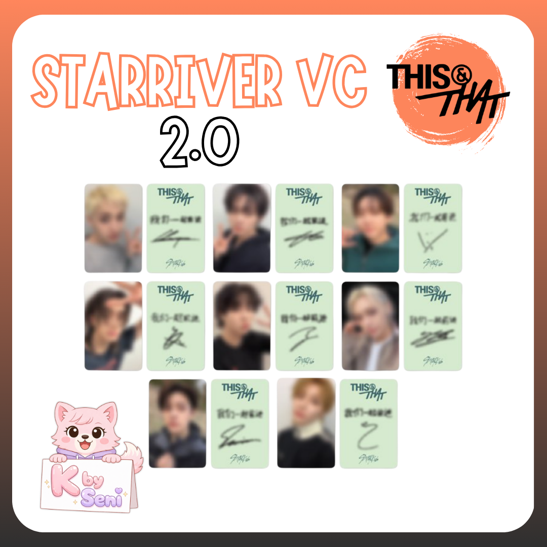 [Pre-Order] Stray Kids Mini Album - 'THIS & THAT' - STARRIVER VC 2.0 (PHOTOCARD ONLY)