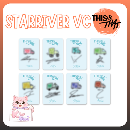 [Pre-Order] Stray Kids Mini Album - 'THIS & THAT' - STARRIVER VC (PHOTOCARD ONLY)